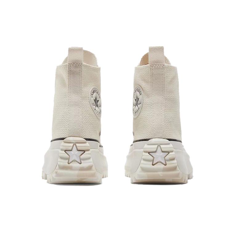 Converse Run Star Hike High 'Egret' (Unisex) Egret / White / Multi-Color Canvas Shoes 171089C