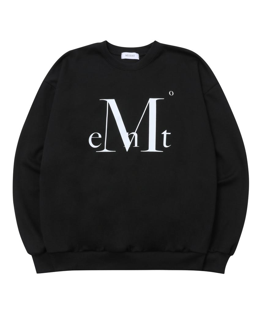 Mucent Big Logo Loose Fit Long Sleeve Sweatshirt (3 Colors)