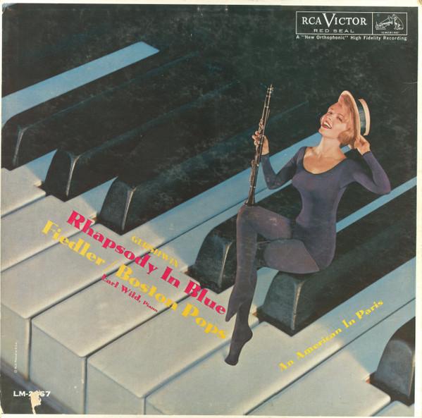 

LP Record GEORGE GERSHWIN / ARTHUR FIEDLER CO - Rhapsody In Blue / An American In P LM2367 RCA Victor Red 1960 US Classical Used