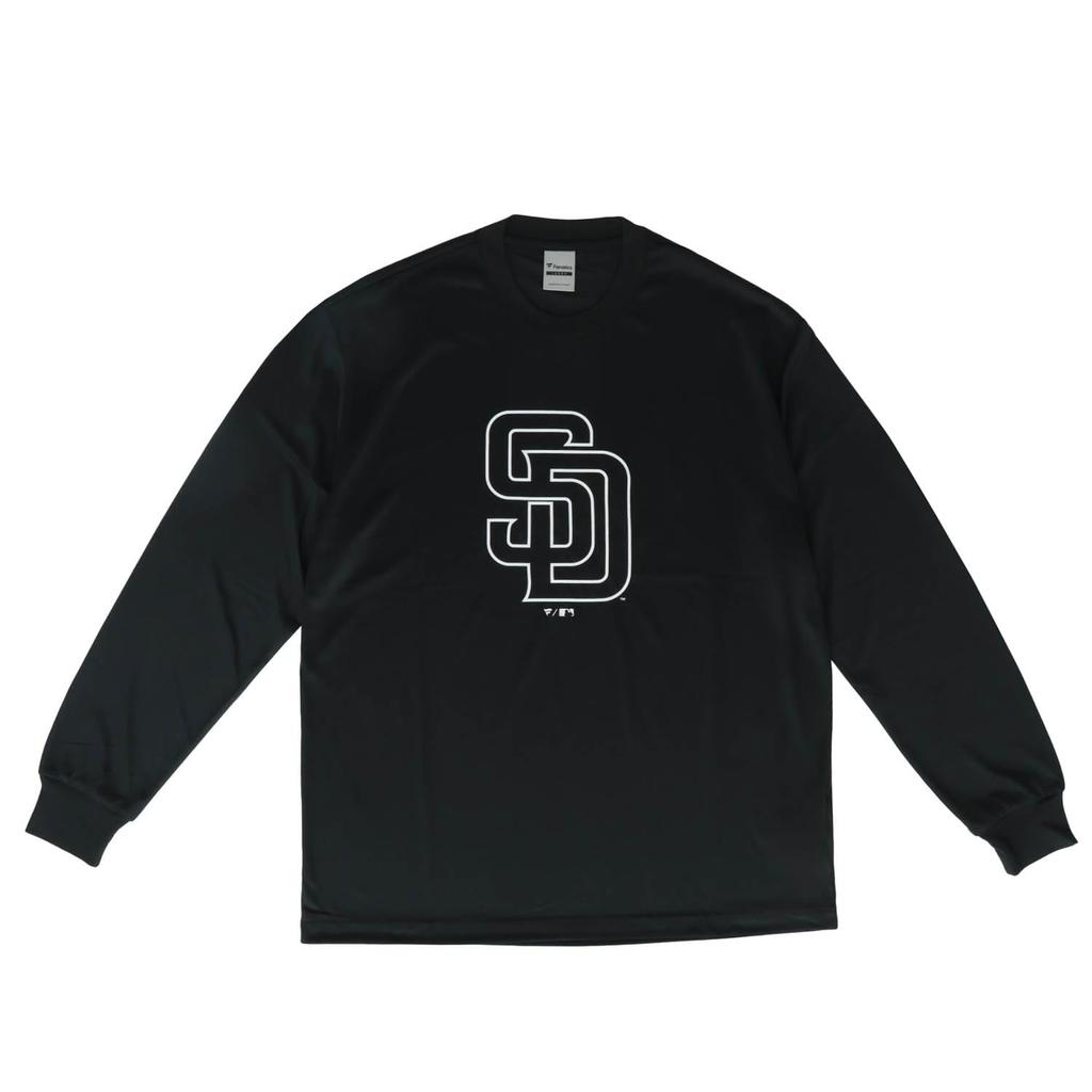 Fanatics MLB LINE LOGO L/S TEE BLACK Long Sleeve Shirt