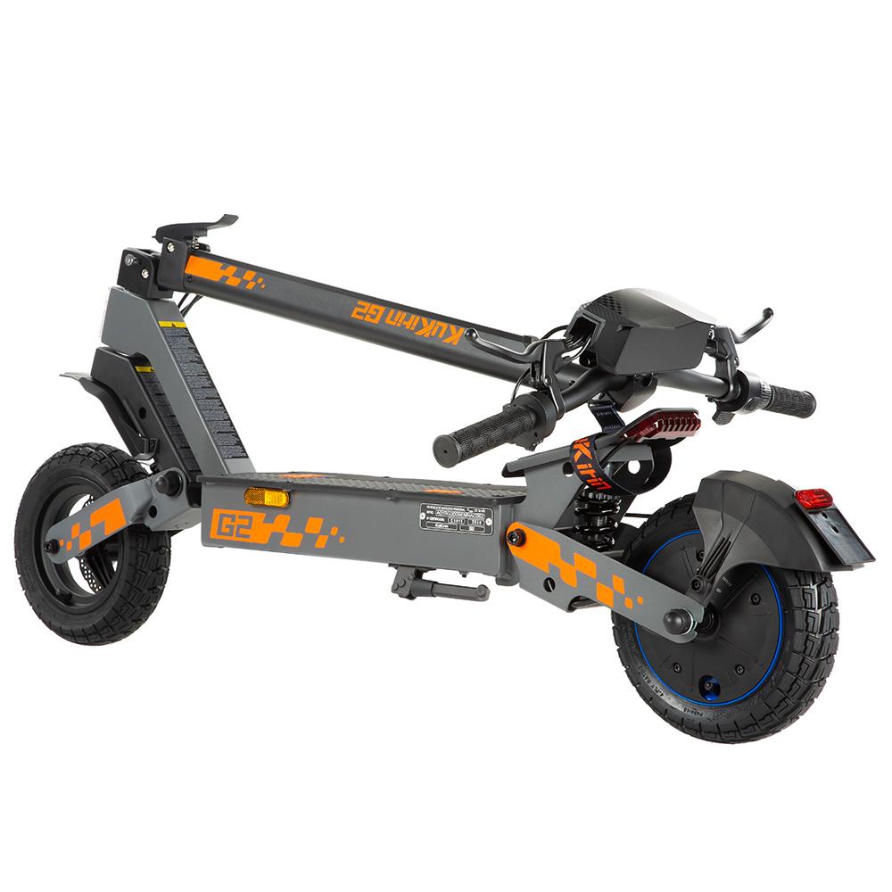 Kukirin G2 DGT Electric Scooter 500W Motor Fully Suspended Adult Electric Scooter Top Sped 25km/h Dual Disc Brakes Max Load 120kg 10" Tire