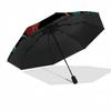Tree Life Mandala Automatic Umbrella with 8-Rib Compact Design Travel Essential Fashion Lovers Gift for Festivals