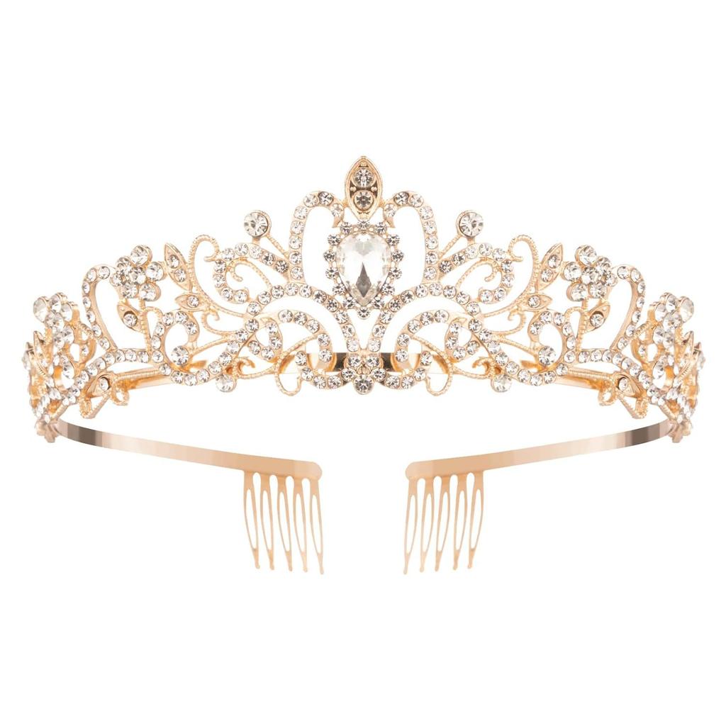 Bridal Rhinestone Crown Exotic Style Headdress Forest Temperament Hair Accessories Female European and American New Stage Party Crown