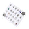 Christmas Advent Calendar Countdown Calender DIY Necklace Bracelace Set with 22 Pendants