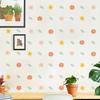 6Pcs Wall Decals, Flower Print Wall Stickers, Self-Adhesive Removable Waterproof Scratch Resistant Wall Decals for Kids Rooms And Kindergartens