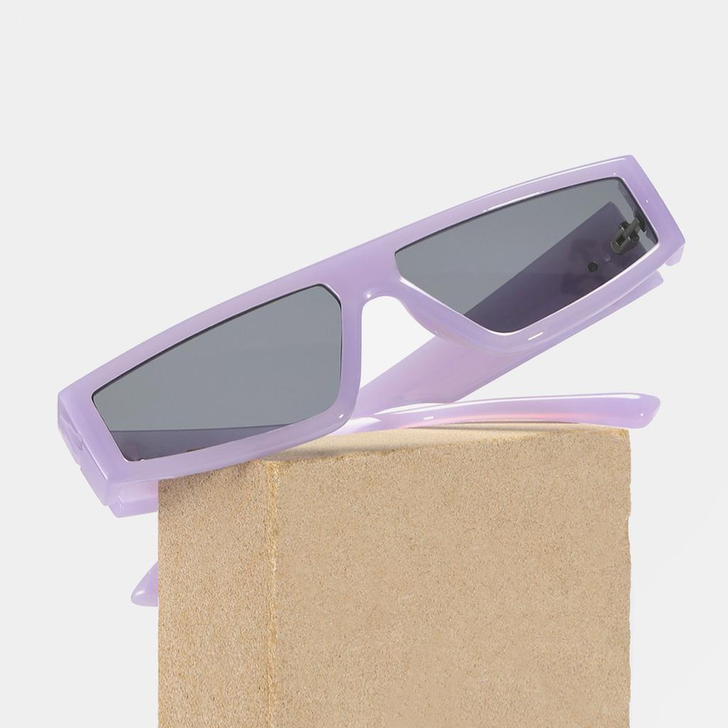 Square Glasses Sweet Cool Future Wind Big Frame Sunglasses Ins Women'S Rivets Trend Personalized Sunglasses Men