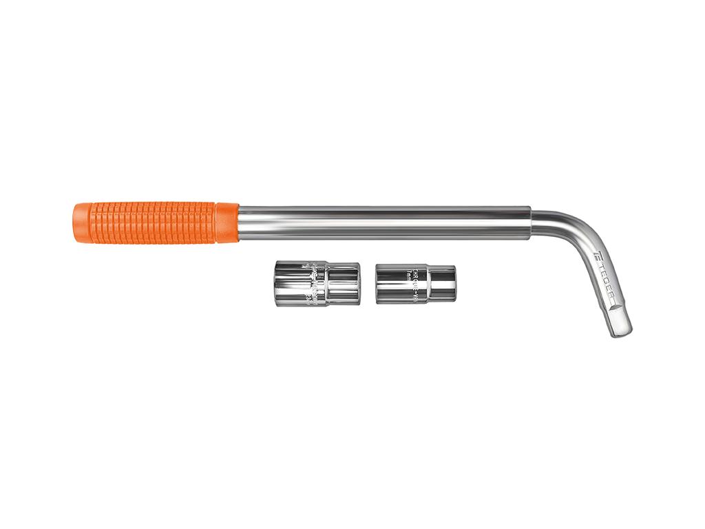 Telescopic wheel wrench, 1/2" (17/19/21/23mm), Teger