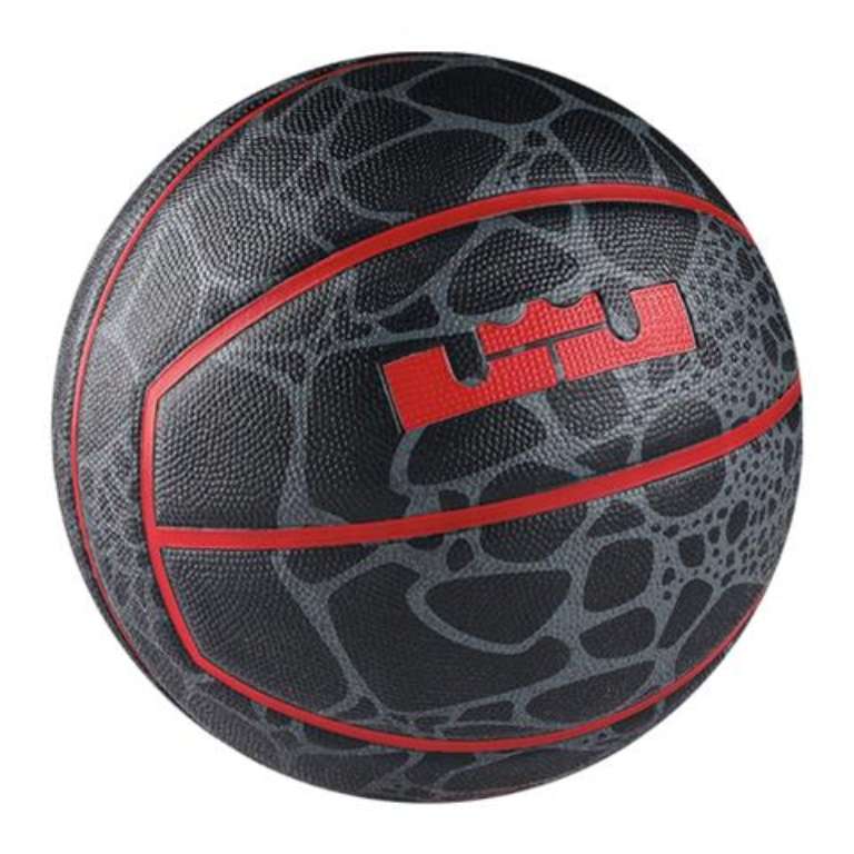 Nike Rubber Basketball Black Red Size 7 Training Unisex BB0534-066