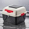 Plastic Motorcycle Rear Top Box Lockable Electric Scooter Toolbox Storage Case  Motorcycle