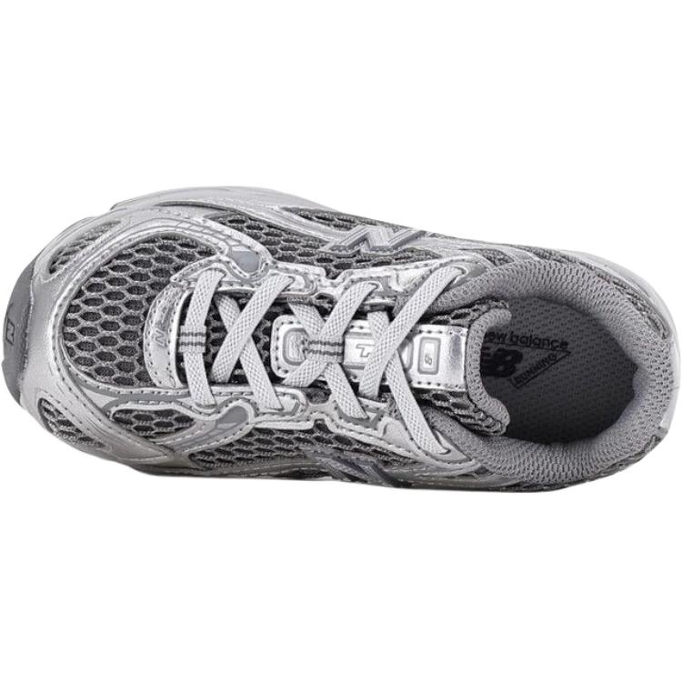 New Balance NB 740 Versatili Comode Antiscivolo Resistenti all'Usura Traspiranti Basse Scarpe da Passeggio Scarpa da Ginnastica per Bambino Grigio Argento IZ740MG