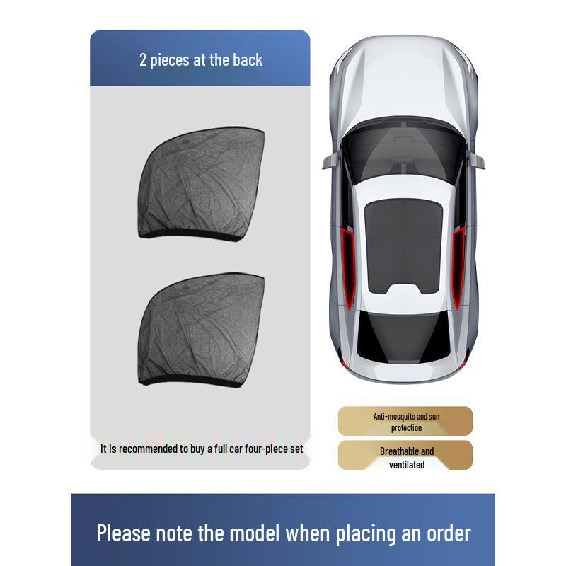 Car Window Mosquito Net: Sunshade Curtain for Insect Protection and Privacy