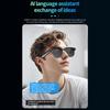 2-in-1 4K Smart AI Brille 800 Megapixel AI Aufnahme Kamera HD Foto Video Sprachanruf Übersetzung Wasserdicht Bluetooth AI Brille