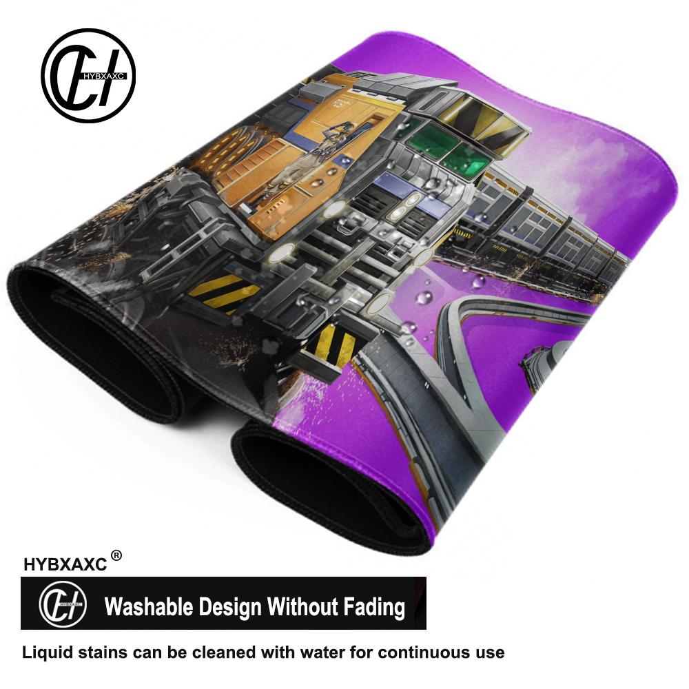 HYBXAXC Satisfactory Mouse Pad Cartoon Lockedge Large Gaming Pad Computer Gamer Keyboard Mouse Mat Desk Mousepad for PC Desk Pad