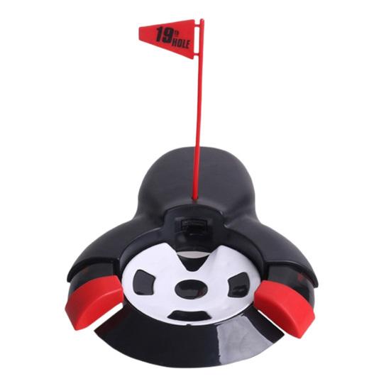 Golf Putting Cup Adjustable Compact Size Battery Operated Reusable with Flag Automatic Golf Return Machine Golf Putting Aid Golf Supplies