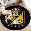 Club León Football Club Round Area Rug,Carpet Rug for Living Room Bedroom Sofa Playroom Decor,Non-slip Floor Mat