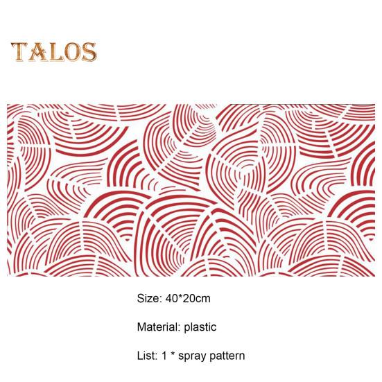 Cake Templates Flexible Wide Application Lightweight Useful Wear Resistant Cake Spray Mold for Home