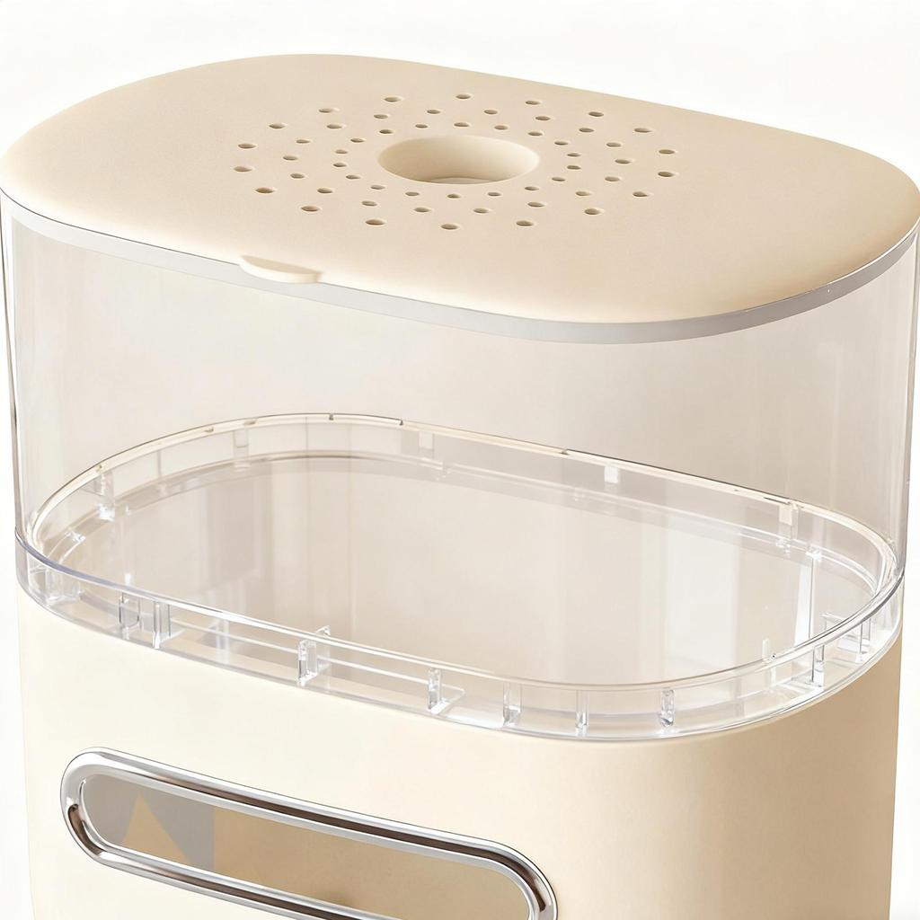 Tissue Box Cover Non-Slip Fish Tank With Top Lid Tissue Cover Small Fish Tank For Living Room Bedroom Kitchen Office Apartment