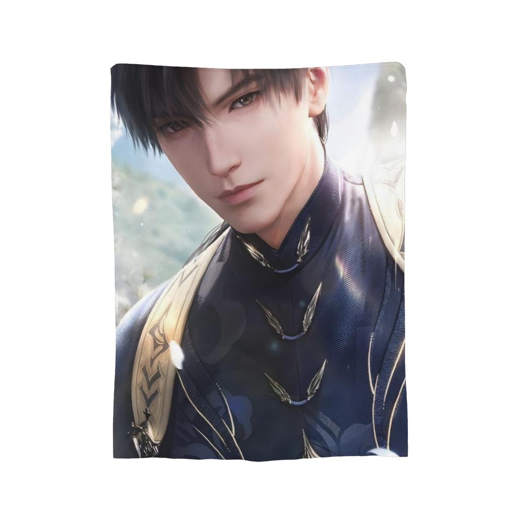 Love And Deepspace Zayne Blanket Flannel Winter Multi-function Soft Throw Blanket for Home Travel Bedding Throws