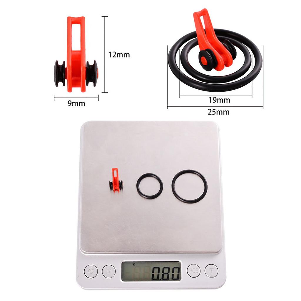 10pcs Lure Fishing Hook Keeper Holders With Rubber Bands Portable Lightweight Fishing Rod Tool Accessories