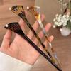 New Chinese Style Acetate Hair Forks Headwear Fan-Shaped Hair Pin Acetic Acid Hair Stick  for Gifts