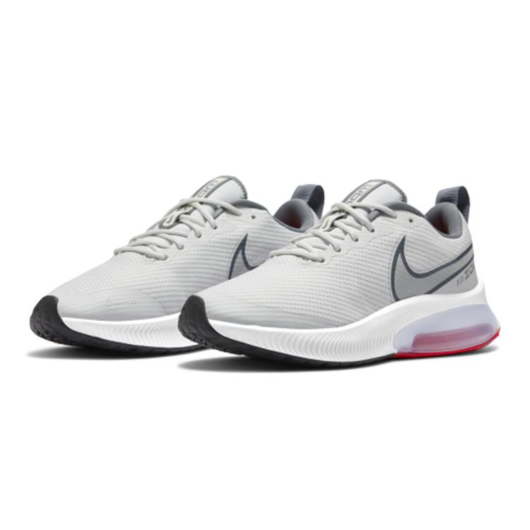 New Nike Air Zoom Arcadia Cushioning Anti Slip Wear Resistant Breathability Low Top Kids' Running Shoes Gray Pink Teenagers CK0715-011