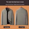 Men's Mid-aged Fleece-lined Winter Jacket: Warm, Thick, and Perfect for Autumn and Winter.