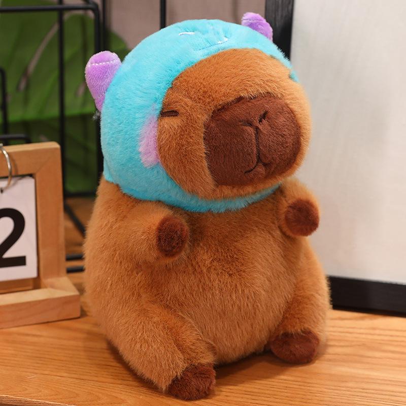 Capybara Plush Toy with Runny Nose - Stuffed Animal Doll Pendant Birthday Gift
