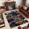 Harley-davidson Motorcycles Personalized Name Area Rug Perfect for Outdoor Bedrooms Foyer Living Rooms Anti-slip Rug Anime Office Decor