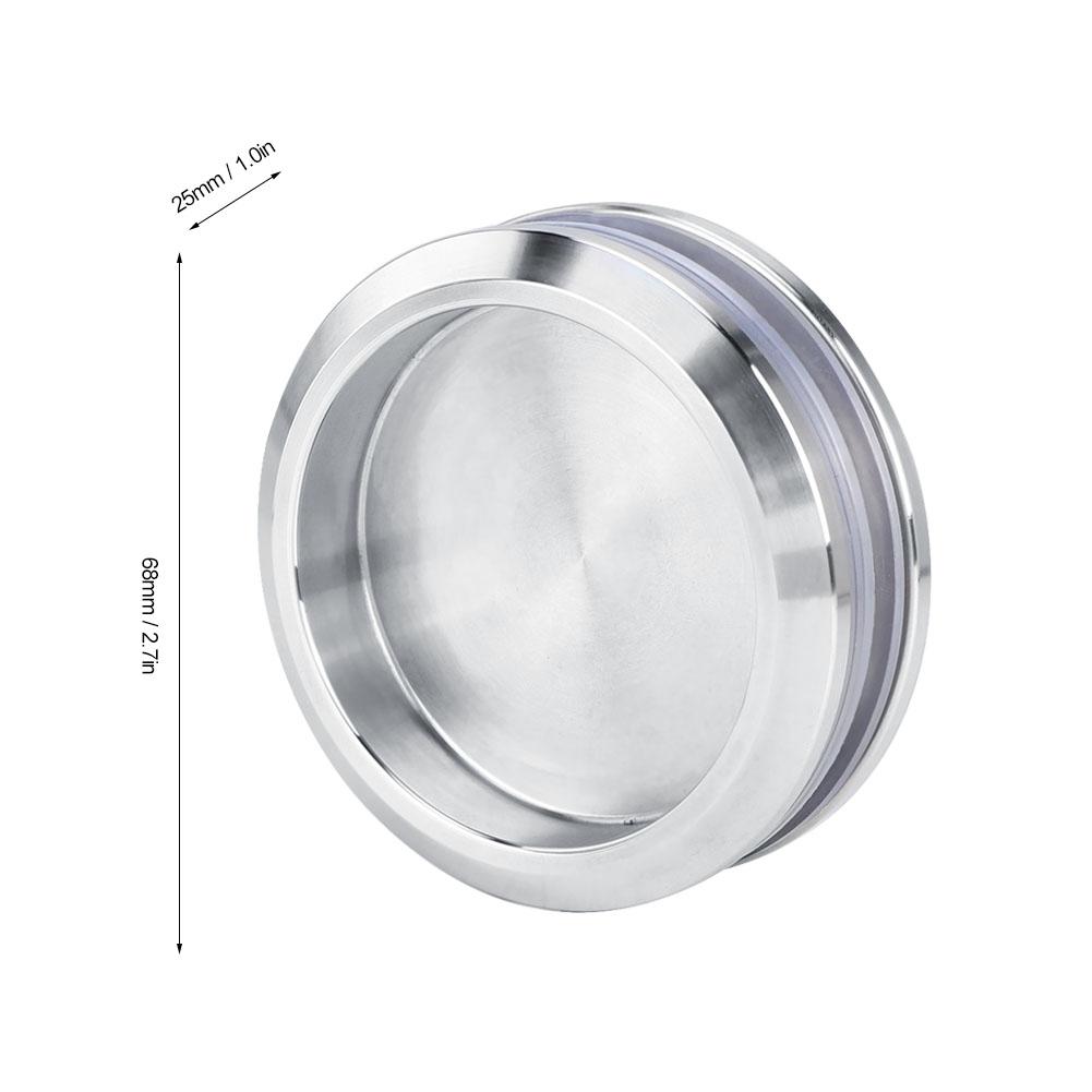 Household Glass Sliding Door Round Handle Bathroom Shower Room Accessory 304 Stainless Steel