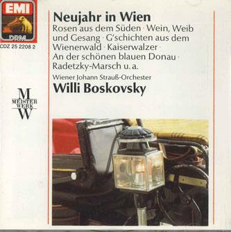 

CD BOSKOVSKY - Neujahr In Wien CDZ2522082 EMI Japan Classical Used
