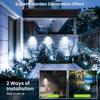 7/9 LED Solar LED Light Spotlights Outdoor IP65 Waterproof Lights Brightness Adjustable for Garden Backyard Driveway Patio Decor