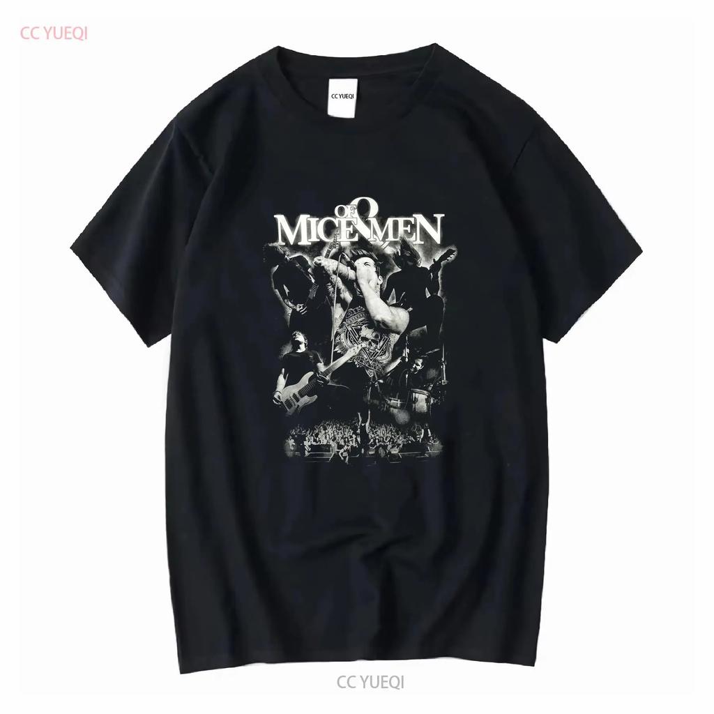 Of Mice Men Band T Shirt Small Hardcore Metal Black Vintage Washed Unisex Stylish Versatile Soft Top For Everyday Wear Graphic