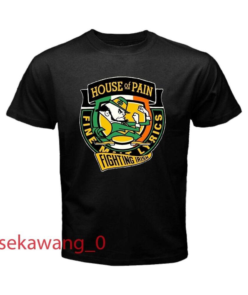 

Черная футболка унисекс с логотипом House Of Pain Fighting Irish Logo Одежда