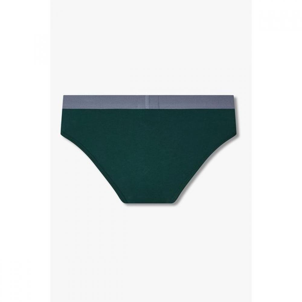 Emporio Armani Men S Cotton Brief With Eagle Patch