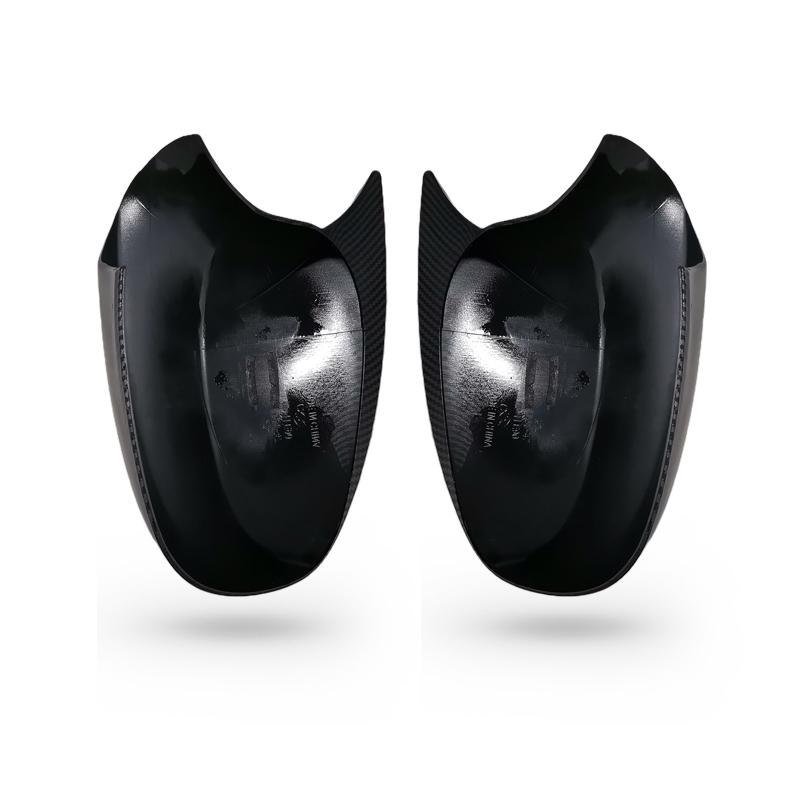 1pair Rear View Side Case Trim ABS Carbon Fiber Style Car Rearview Mirror Cover For BMW E87 E81 E82 E90 E91 E92 E93