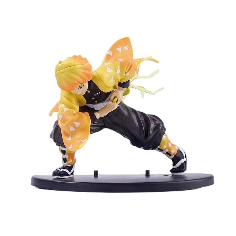Tanjirou Demon Slayer Zenitsu Kyoujurou Pvc Action Figure Model Toys Decoration