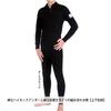 Hidamari Everest Pro Tights Warm Size LL Dark Black Men's (Front Opening), Underwear, Sapium, Triple-Layer Construction, (XL), [EVPS963]