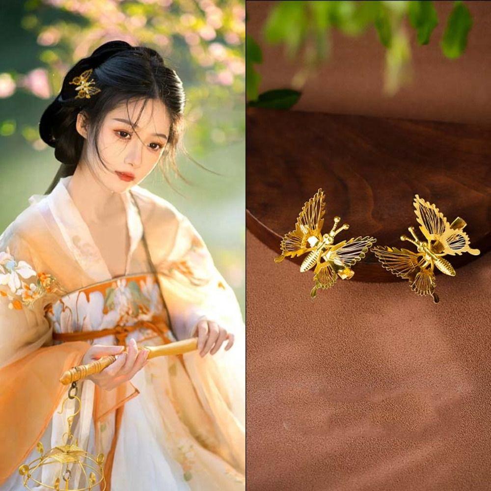 

Tassel Hanfu Hairpin Flower Chinese Style Hair Stick Classical For Girl H-pair