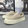 Herrloafers Isseiden Andningsbara Canvas-skor Utomhus Casual Sneakers Designers Plattformsskor för Män Komfort Gå Bekväma Skor