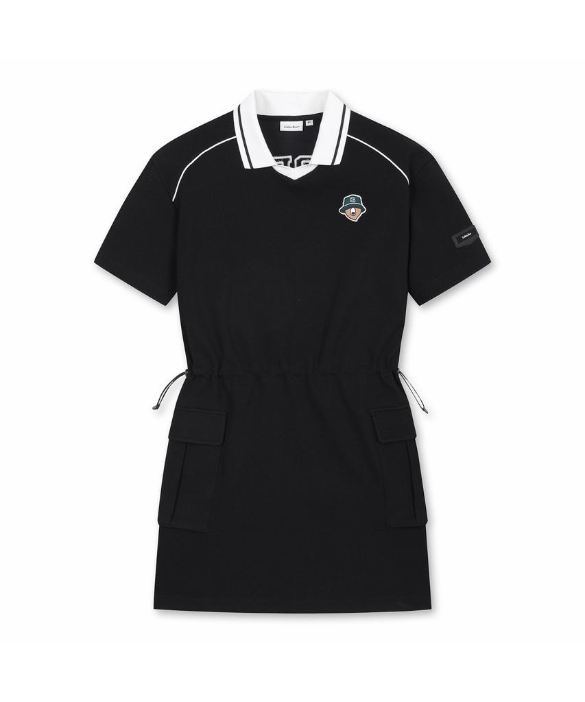 Goldeunbeeo (W) Pique Polo Collar One-Piece G5Uam26231Bkx