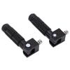 1 Pair Universal Motorcycle Footrests Rear Set Footpegs with 8mm Mounting Bolts Replacement for Aprilla