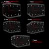 1/5Pairs Eyebrow Tattoo Makeup Tools For Beginners Quick Eyebrow Design Eyebrow Auxiliary Ruler Positioning Ruler Tattoo Accesso