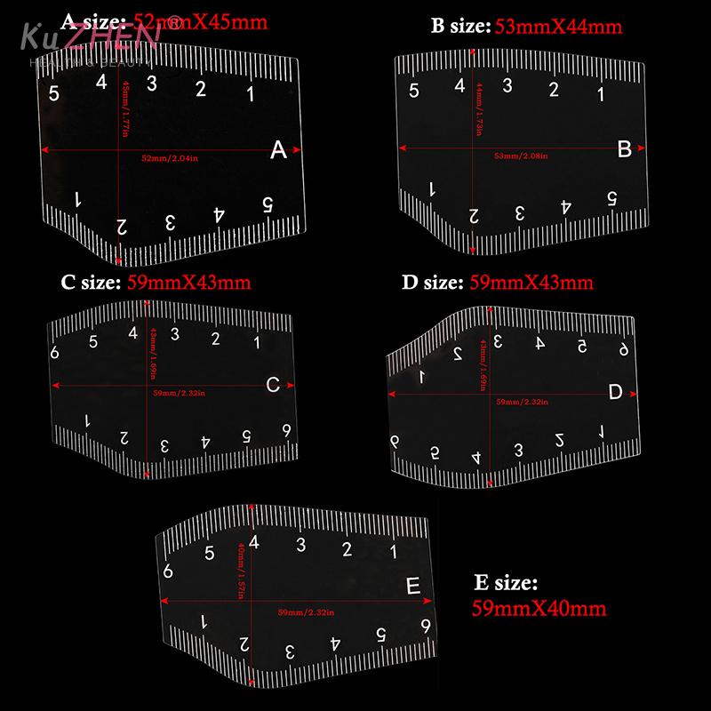 1/5Pairs Eyebrow Tattoo Makeup Tools For Beginners Quick Eyebrow Design Eyebrow Auxiliary Ruler Positioning Ruler Tattoo Accesso