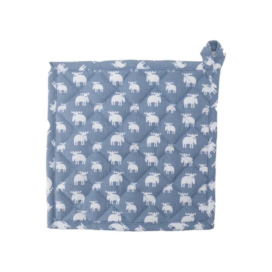

moz trivet, blue, Nordic, stylish, cute pot holder, fabric, kitchen