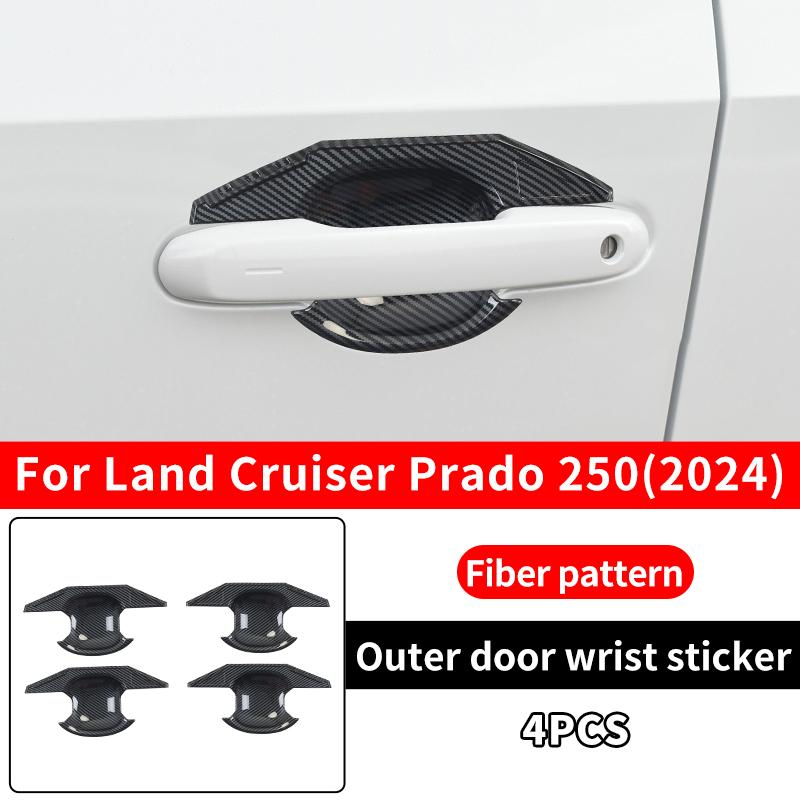 For Toyota Land Cruiser 250 2024 2025 Prado LC250 1958 First Edition FJ250 Car Door Handle Decoration Cover,Upgraded Accessories