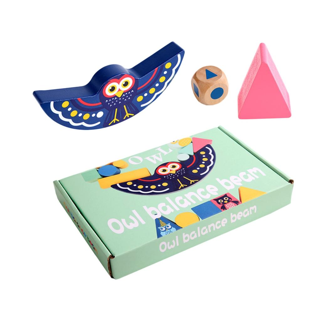 Owls Animals  In Colors Balanced  Layering High Game  Used For Early Education And Brain Development, Suitable For Children, Helps In The Cultivatio