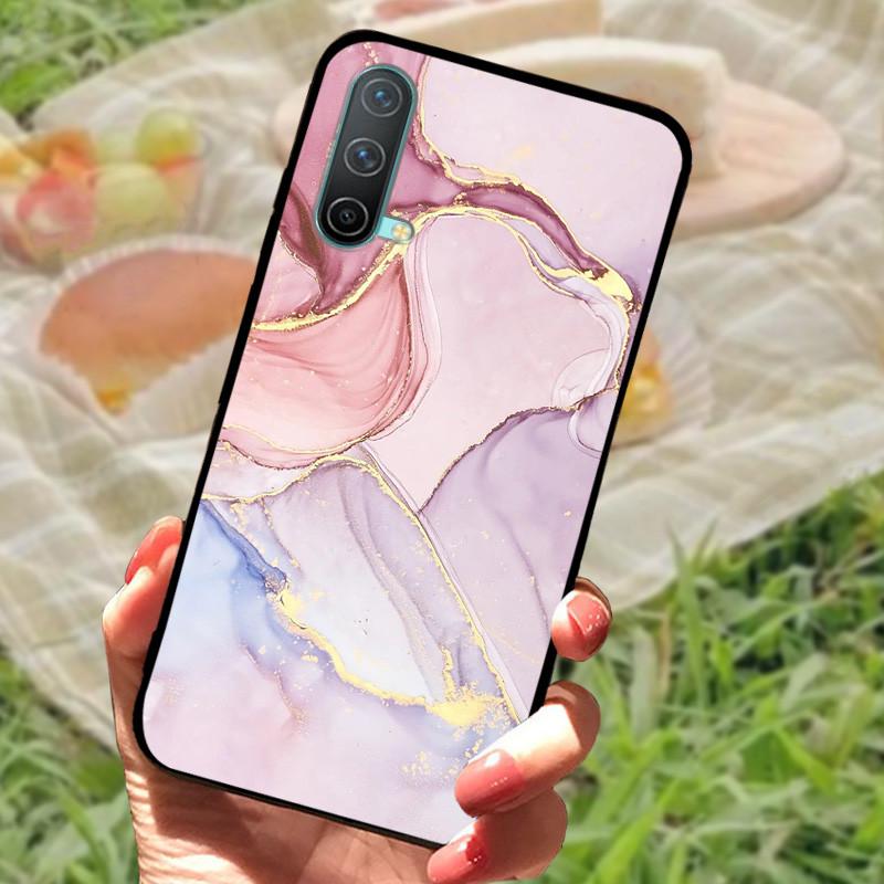 For Oneplus Nord CE 5G Case Cover Nord CE5G Silicone Soft Marble Black Bumper Funda Coque for OnePlus Nord CE 5G Protective Bag