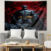Batman Print Tapestry, Backdrop, Easy Setup, Ideal for Bedroom, Office & Living Room, with Aesthetic Wall Hanging Decor.