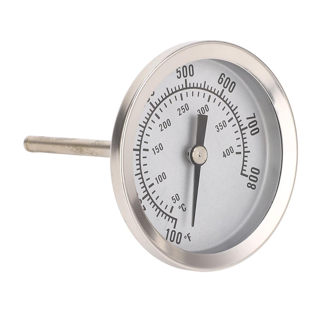 Dial Thermometer High Accuracy Dual Scale 100 To 800 Fahrenheit  50 To 400 Celsius  62mm Oven Temperature Meter