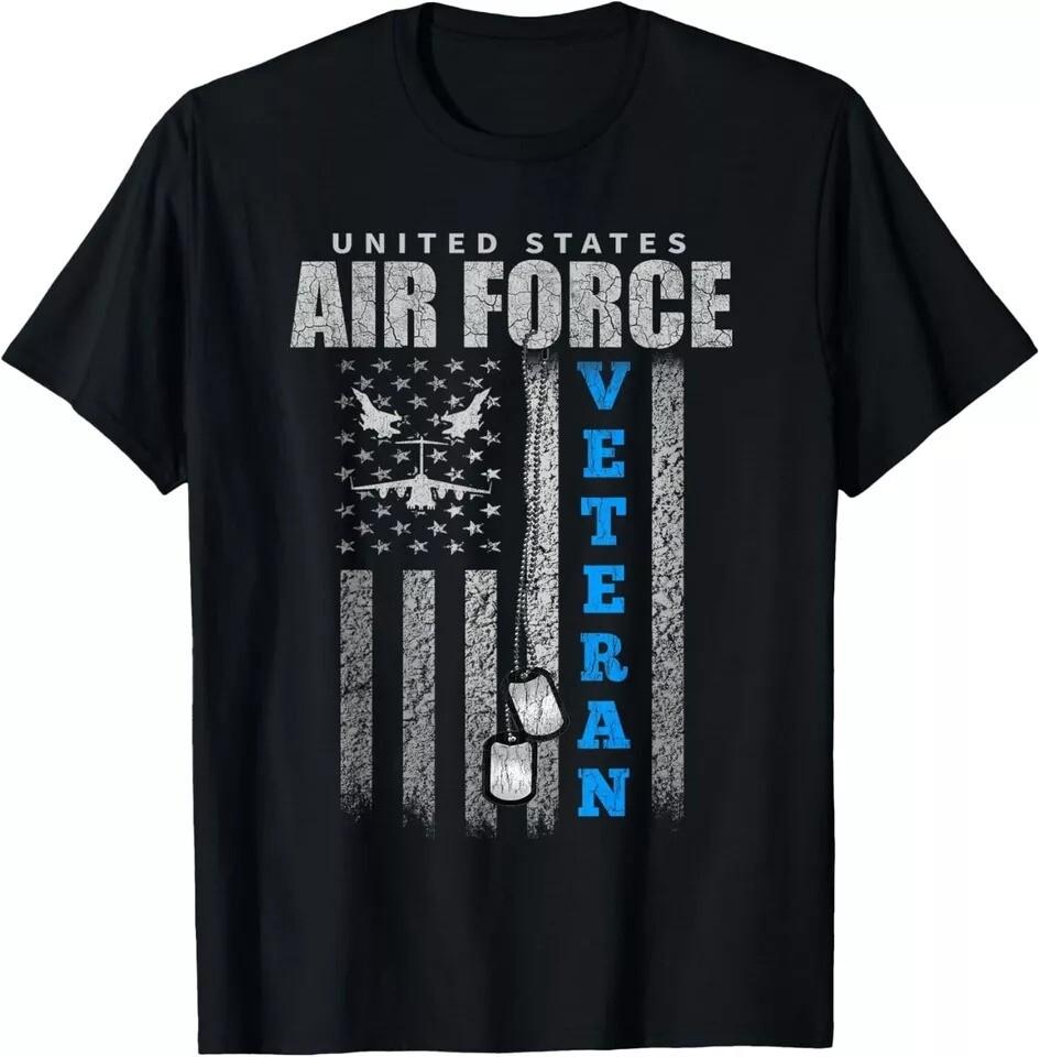 2025/Veteran Of The US Air Force USA Flag Veterans Gift Unisex T-Shirt S разноцветный